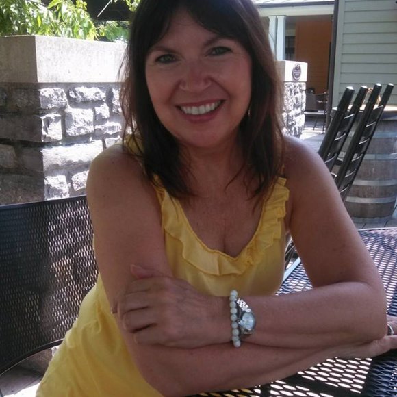 Land's End Yellow Top with Ruffle Collar - Picture 1 of 2